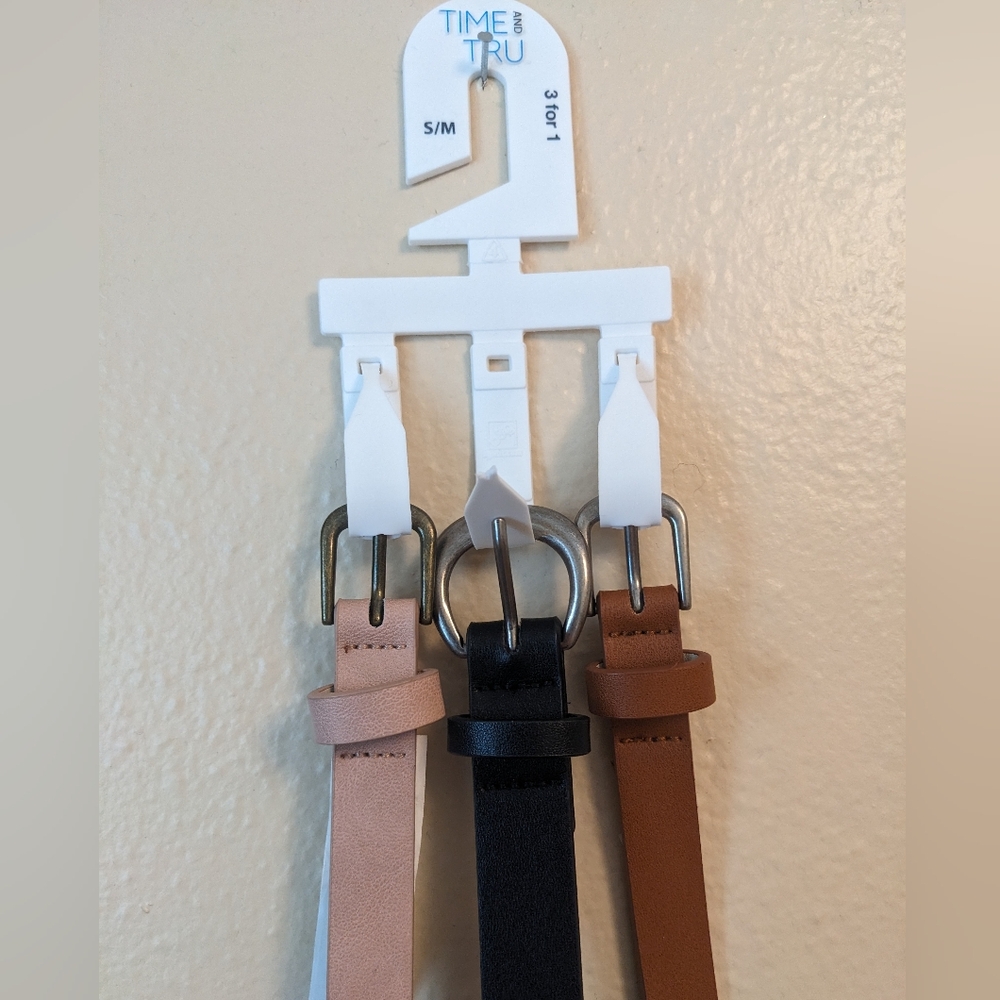 Time and Tru Belt Set Of 3